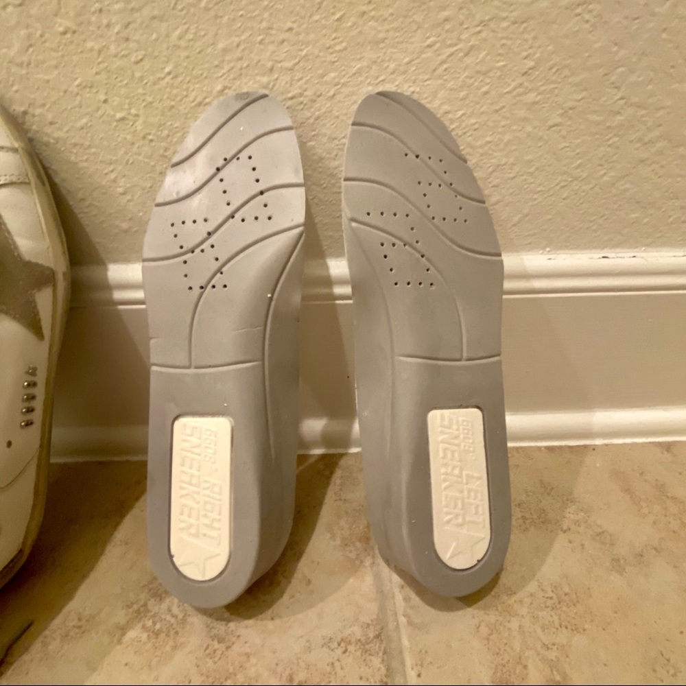 GOLDEN GOOSE SUPERSTAR SNEAKERS WHITE SILVER 38 - Picture 13 of 15